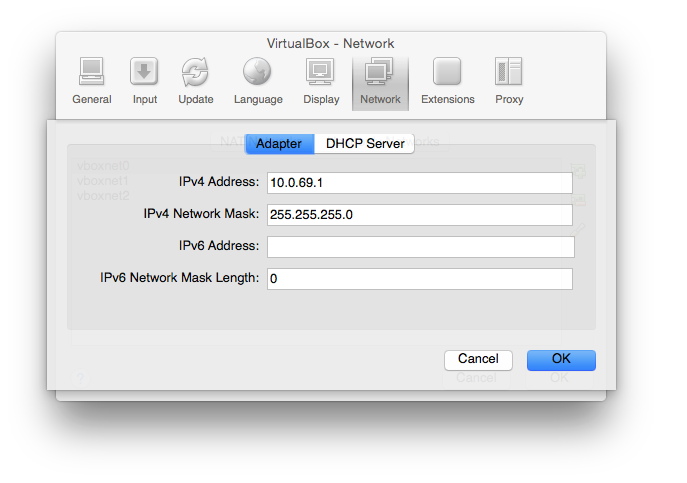 virtualbox mac network settings